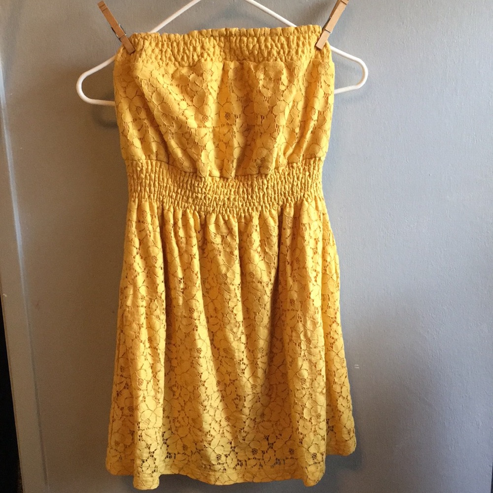 Strapless sun dress